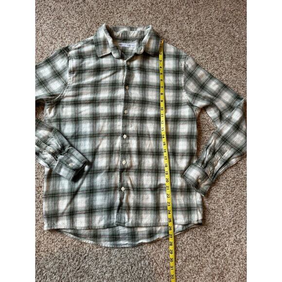 ZARA Plaid Flannel Overshirt, buttoned shirt, Vintage Size Large - Picture 9 of 15